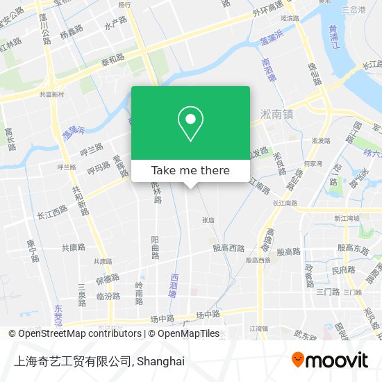 上海奇艺工贸有限公司 map