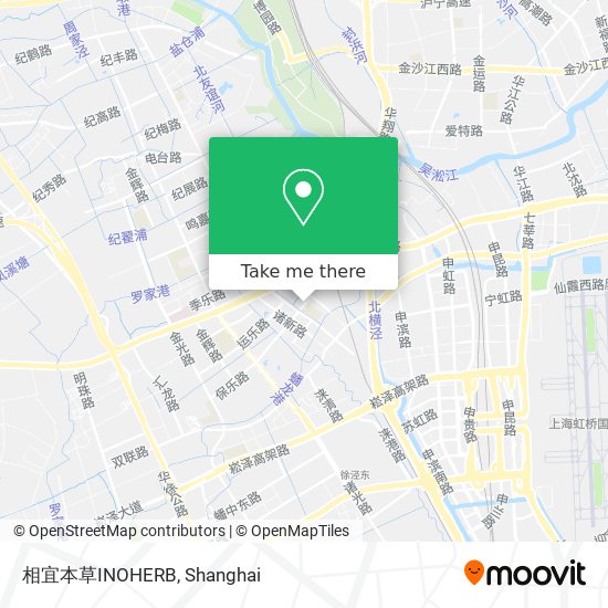 相宜本草INOHERB map