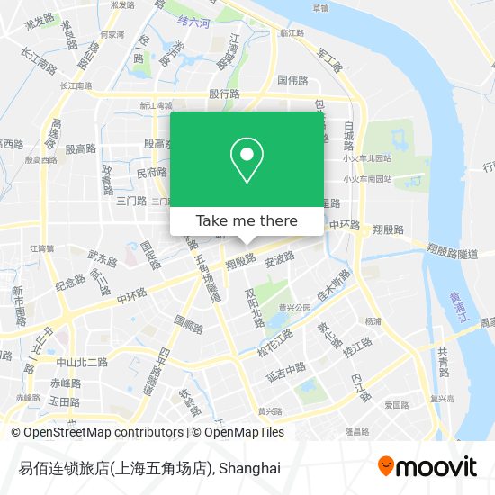 易佰连锁旅店(上海五角场店) map