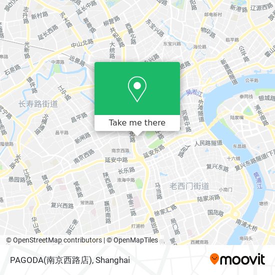 PAGODA(南京西路店) map
