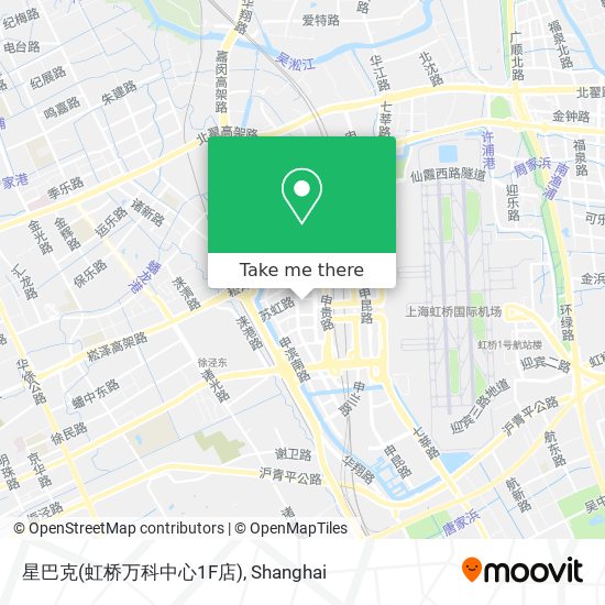 星巴克(虹桥万科中心1F店) map