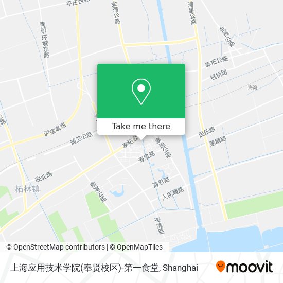 上海应用技术学院(奉贤校区)-第一食堂 map