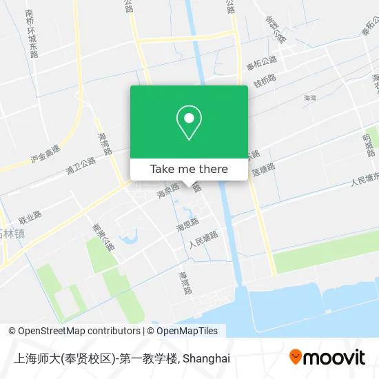 上海师大(奉贤校区)-第一教学楼 map