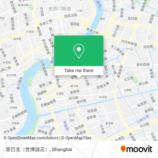 星巴克（世博源店） map