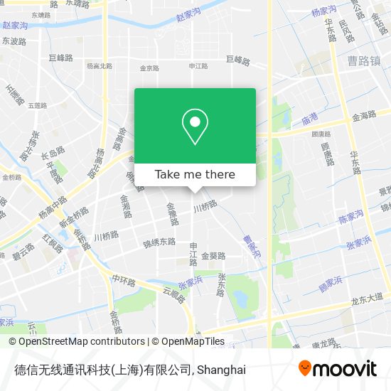 德信无线通讯科技(上海)有限公司 map