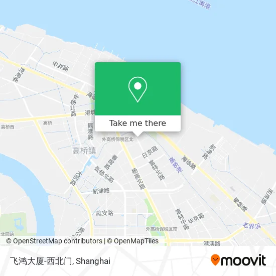 飞鸿大厦-西北门 map