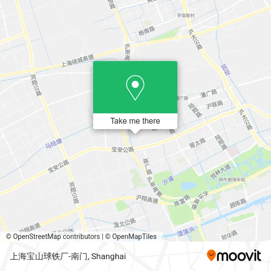 上海宝山球铁厂-南门 map