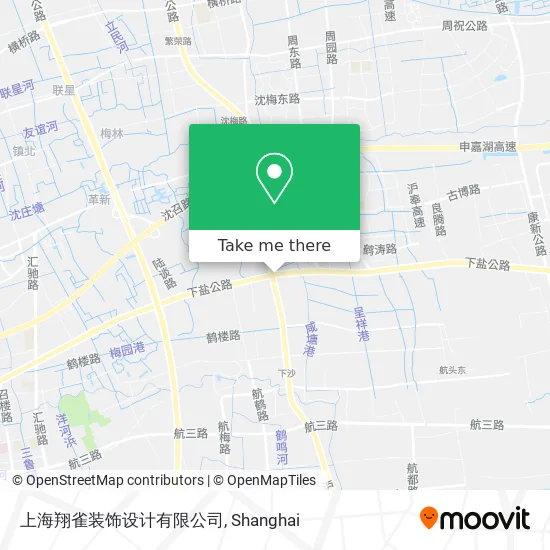 上海翔雀装饰设计有限公司 map