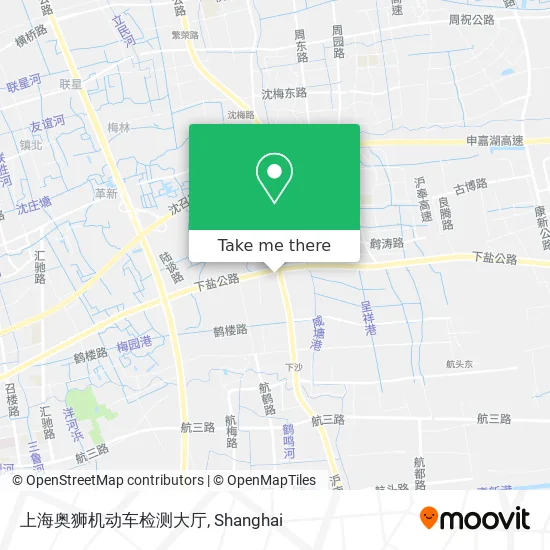 上海奥狮机动车检测大厅 map