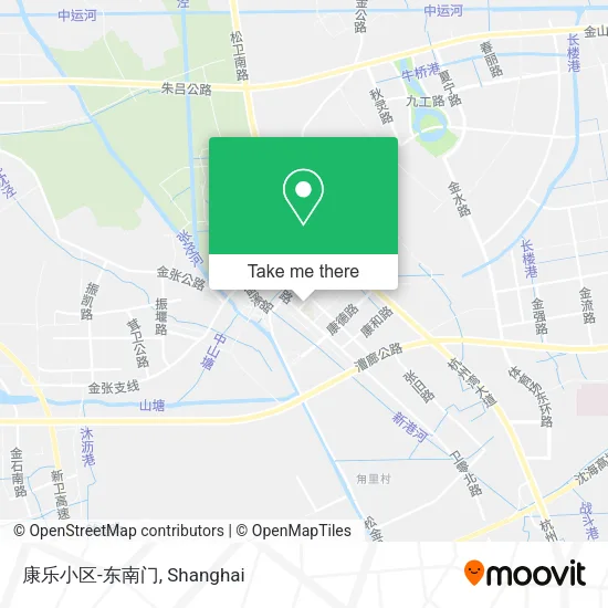 康乐小区-东南门 map
