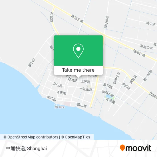中通快递 map