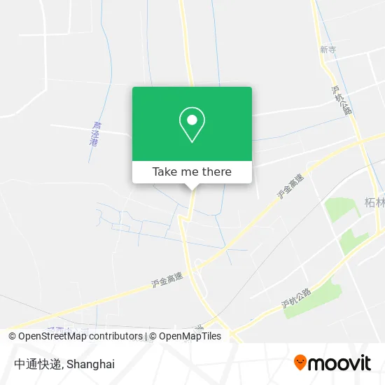 中通快递 map
