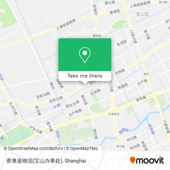 赛澳递物流(宝山办事处) map