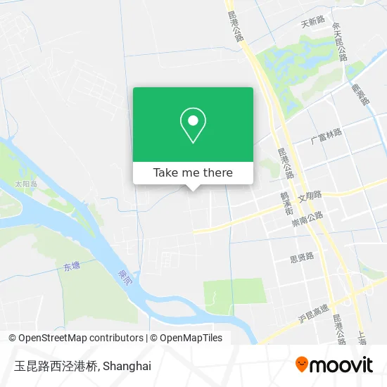玉昆路西泾港桥 map
