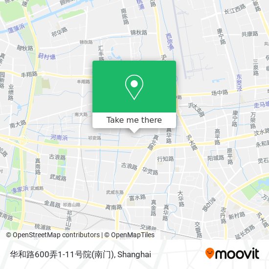 华和路600弄1-11号院(南门) map