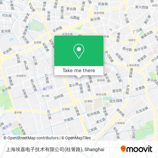 上海埃嘉电子技术有限公司(桂箐路) map