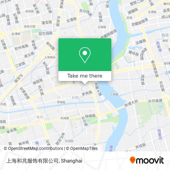 上海和兆服饰有限公司 map