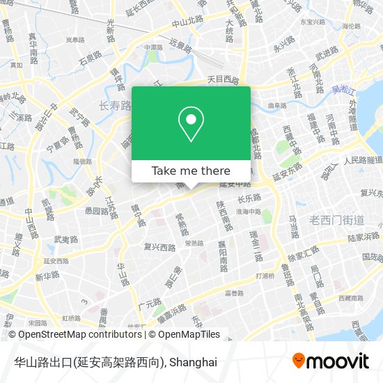 华山路出口(延安高架路西向) map
