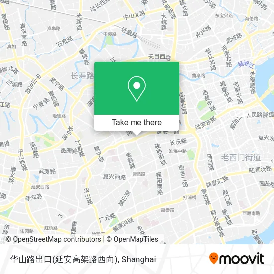 华山路出口(延安高架路西向) map