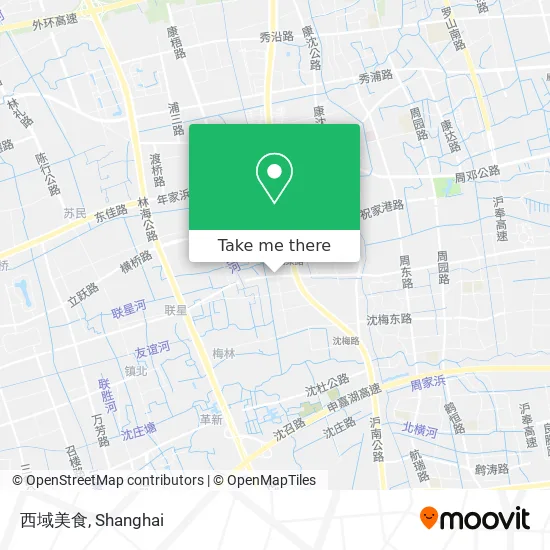 西域美食 map