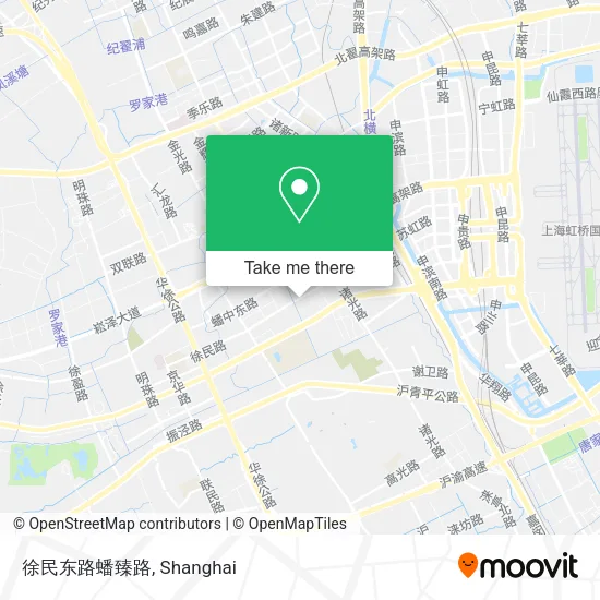 徐民东路蟠臻路 map