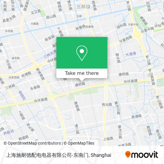 上海施耐德配电电器有限公司-东南门 map