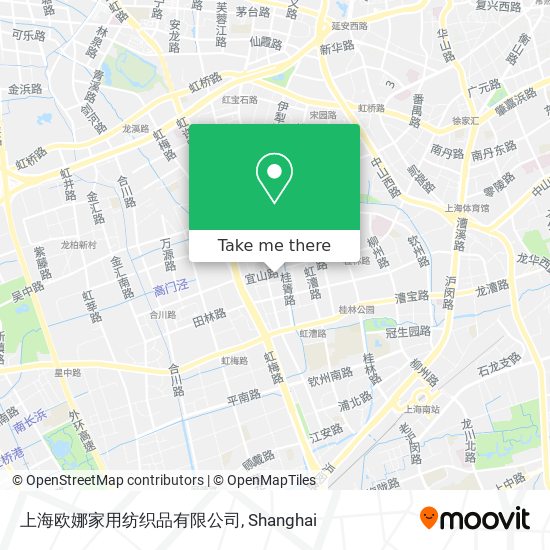 上海欧娜家用纺织品有限公司 map