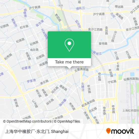 上海华中橡胶厂-东北门 map