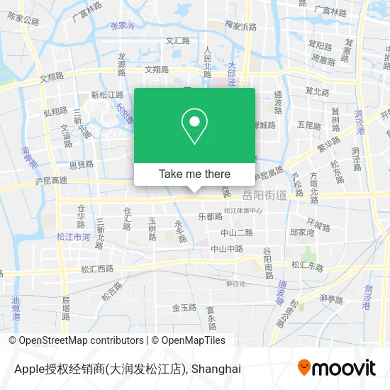 Apple授权经销商(大润发松江店) map