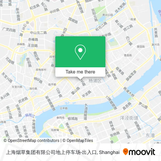 上海烟草集团有限公司地上停车场-出入口 map