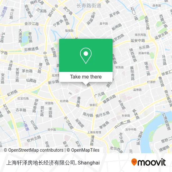 上海轩泽房地长经济有限公司 map
