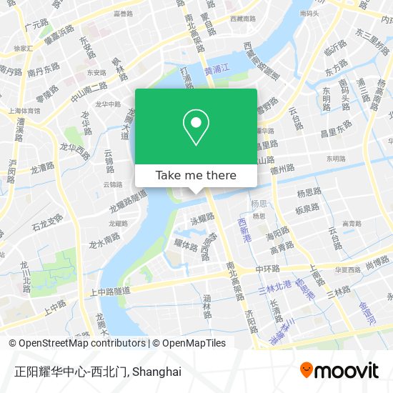 正阳耀华中心-西北门 map