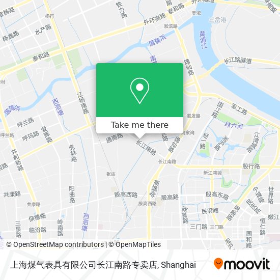 上海煤气表具有限公司长江南路专卖店 map