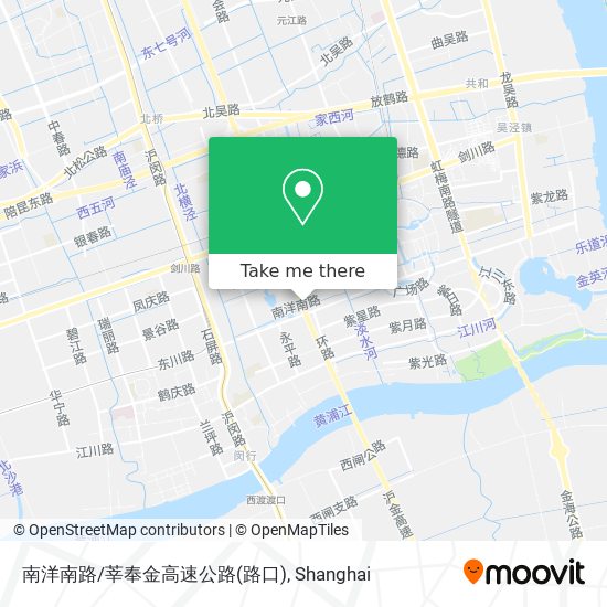 南洋南路/莘奉金高速公路(路口) map