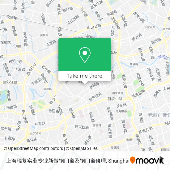 上海瑞复实业专业新做钢门窗及钢门窗修理 map