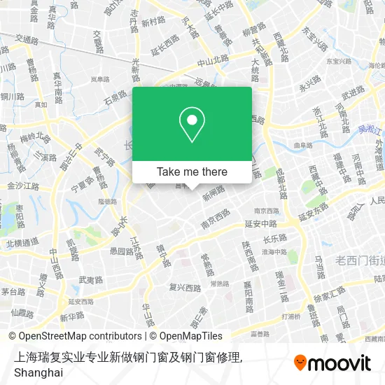 上海瑞复实业专业新做钢门窗及钢门窗修理 map