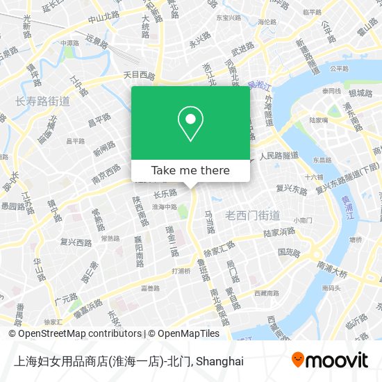 上海妇女用品商店(淮海一店)-北门 map