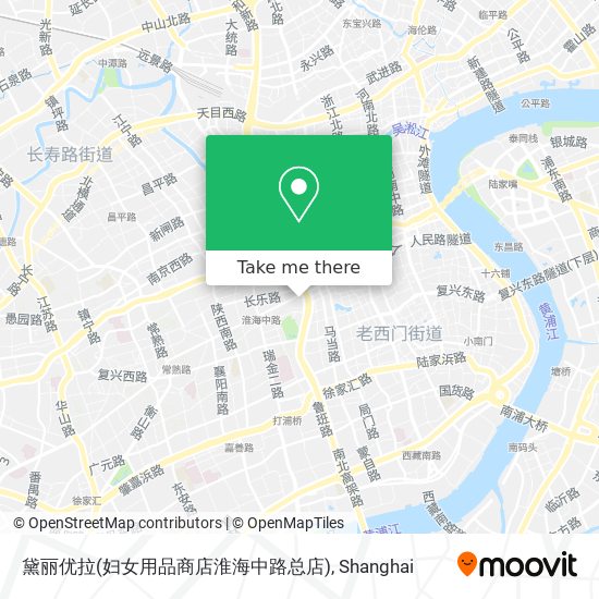 黛丽优拉(妇女用品商店淮海中路总店) map