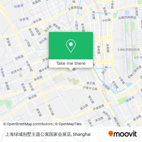 上海绿城别墅主题公寓国家会展店 map