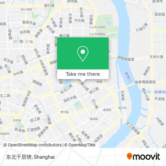 东北千层饼 map