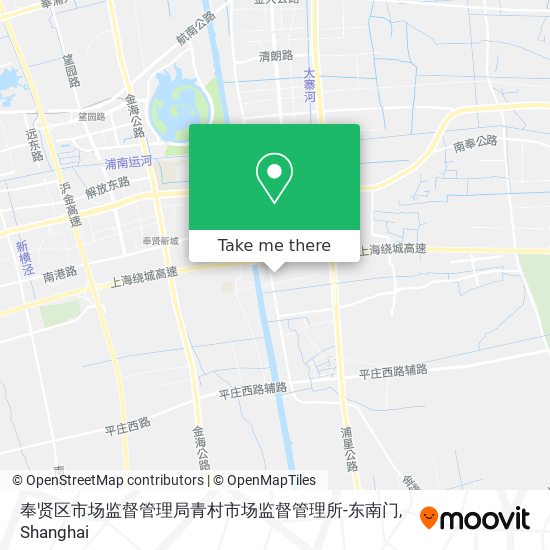 奉贤区市场监督管理局青村市场监督管理所-东南门 map