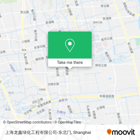上海龙鑫绿化工程有限公司-东北门 map