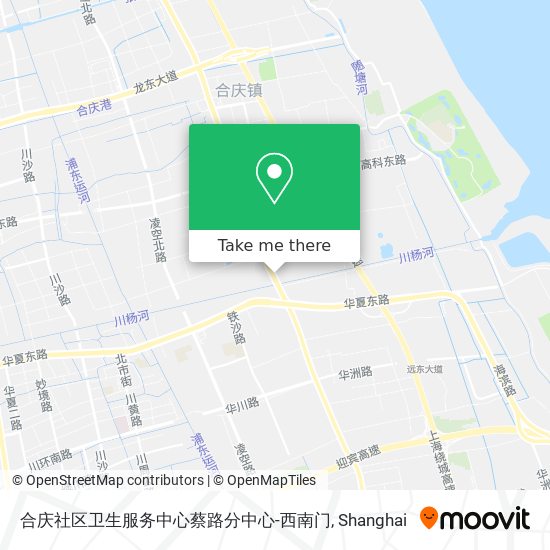 合庆社区卫生服务中心蔡路分中心-西南门 map