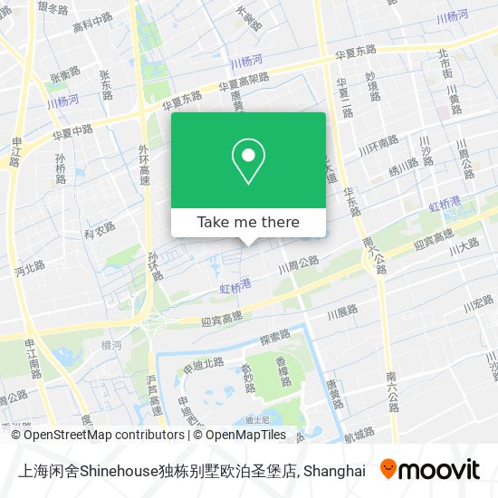 上海闲舍Shinehouse独栋别墅欧泊圣堡店 map