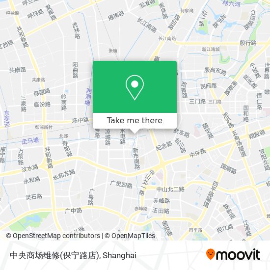 中央商场维修(保宁路店) map