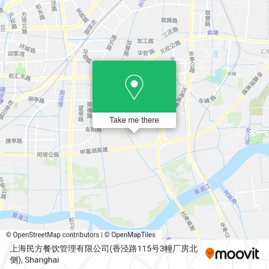 上海民方餐饮管理有限公司(香泾路115号3幢厂房北侧) map