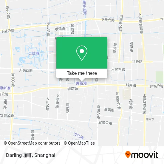 Darling咖啡 map