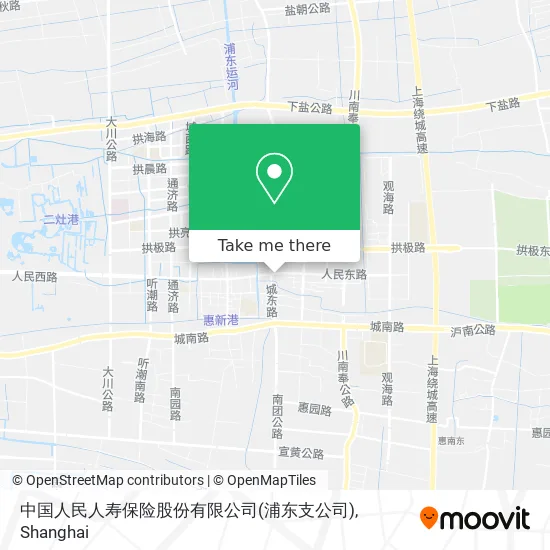 中国人民人寿保险股份有限公司(浦东支公司) map