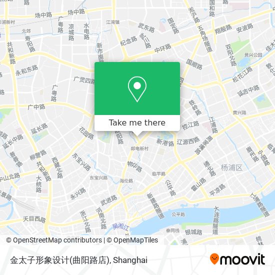 金太子形象设计(曲阳路店) map