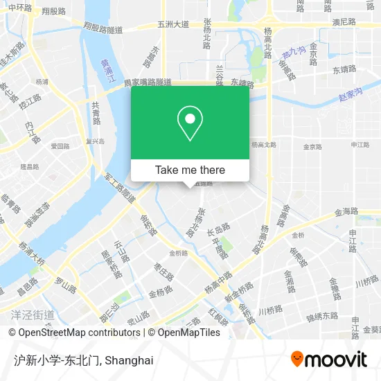 沪新小学-东北门 map